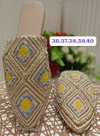 Wedding Wear Embroidered Flat Mules Summer Jutti Catalog
